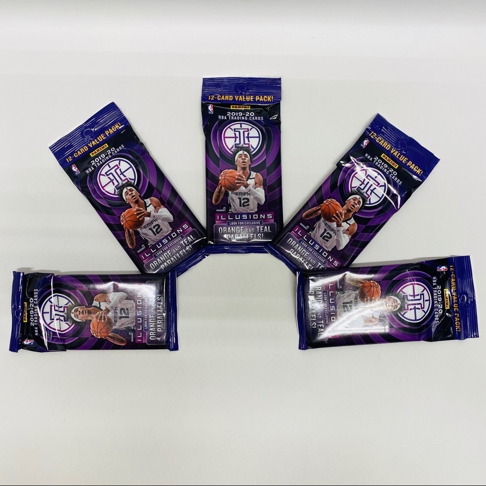 5 2019-20 Panini Illusions Basketball Cello Pack - Picture 3 of 3